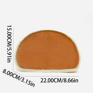 Simple Series Daily Solid Color Imitation Fur Makeup Bags h5 Picture5