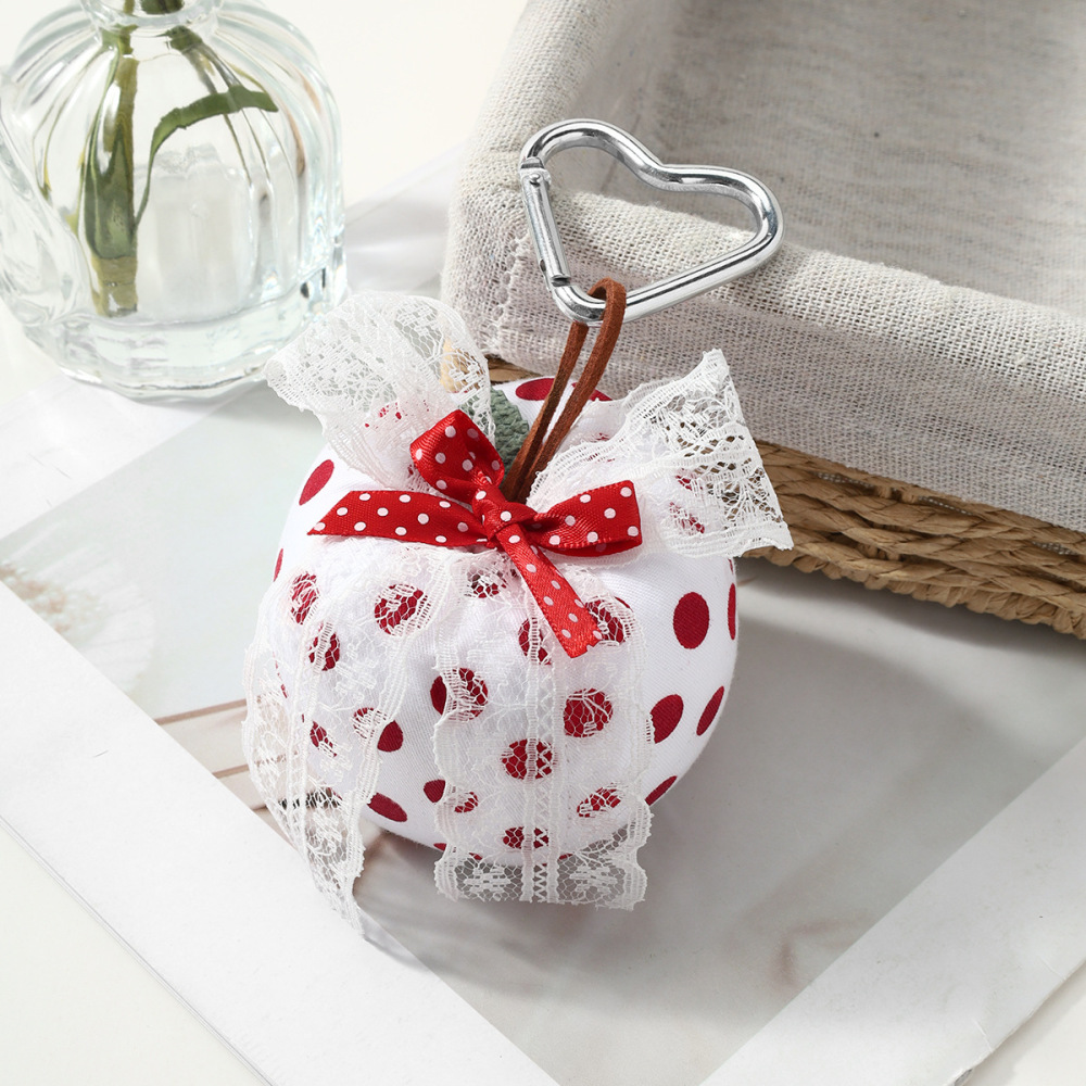 Simple Series Daily Fruit Bow Knot Patchwork Alloy Bag Charms h5Picture4