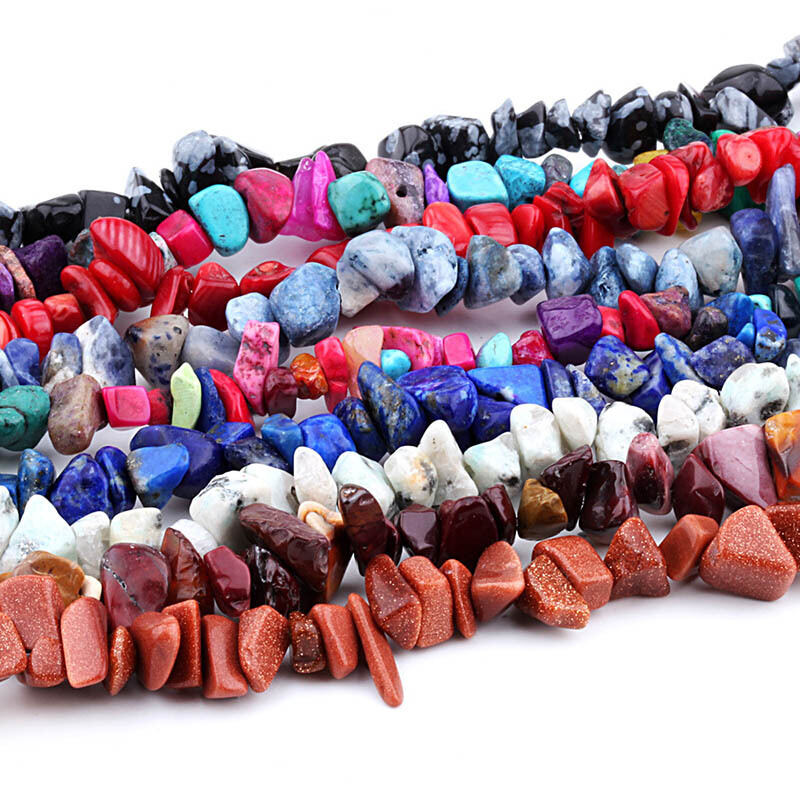 Simple Series Diy Irregular Shape Natural Stones Beads h5Picture3