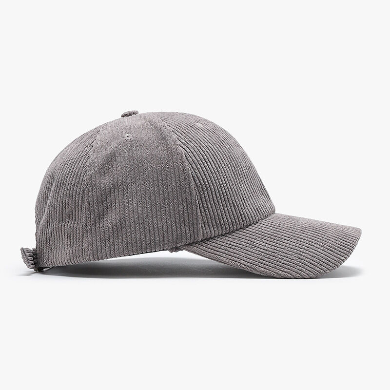 Solid Color Corduroy Baseball Cap h5Picture3