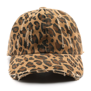 Simple Series Retro Leopard Print Cotton Baseball Cap h5 Picture3