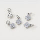 White Gold/6mm/5PCS Picture2
