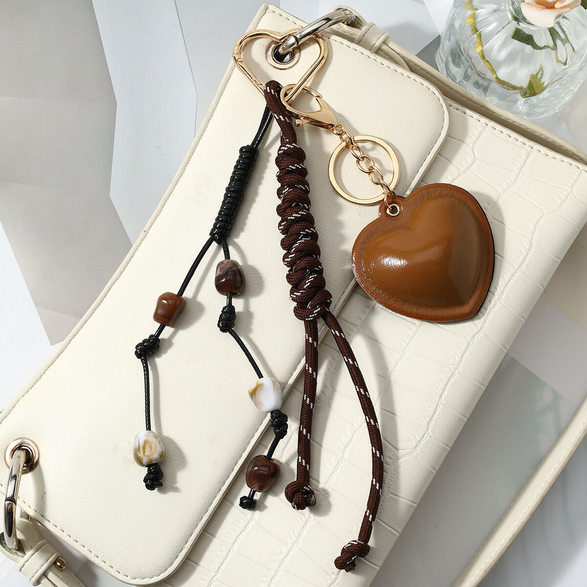 Simple Series Daily Heart Polka Dots Star Alloy Bag Charms Picture4