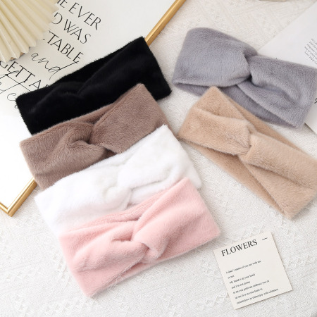 Simple Series Daily Solid Color Polyester Hair Bands