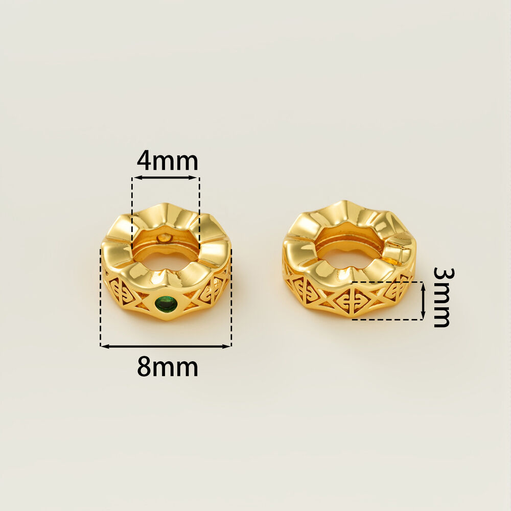 Simple Series Diy Circle Copper Gold Color Spacer Beads h5Picture5
