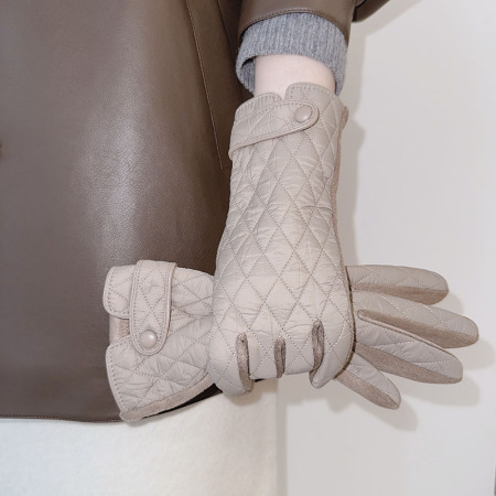 Simple Series Daily Solid Color Polyester Gloves