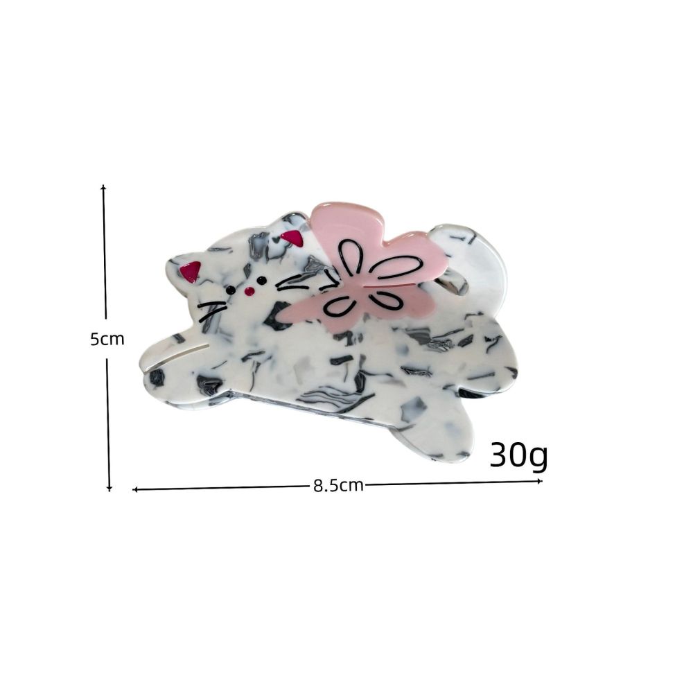 Simple Series Cute Flower Animal Cartoon Acetate Hair Claws h5Picture5