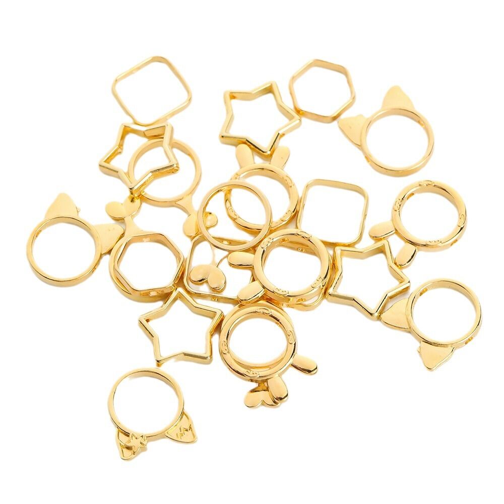 Simple Series Diy Irregular Shape Alloy Gold Color Links & Connectors h5Picture4