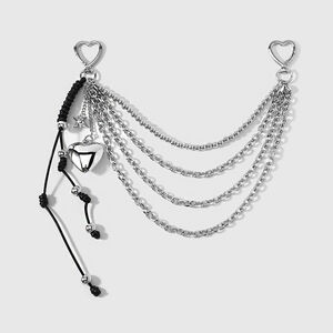 Llaveros Sencillos De Aleación Con Forma De Corazón Y Estrella Para Bolsos. h5