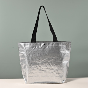 Casual Style Woven Solid Color Pp Women's Square Shopper Bags h5