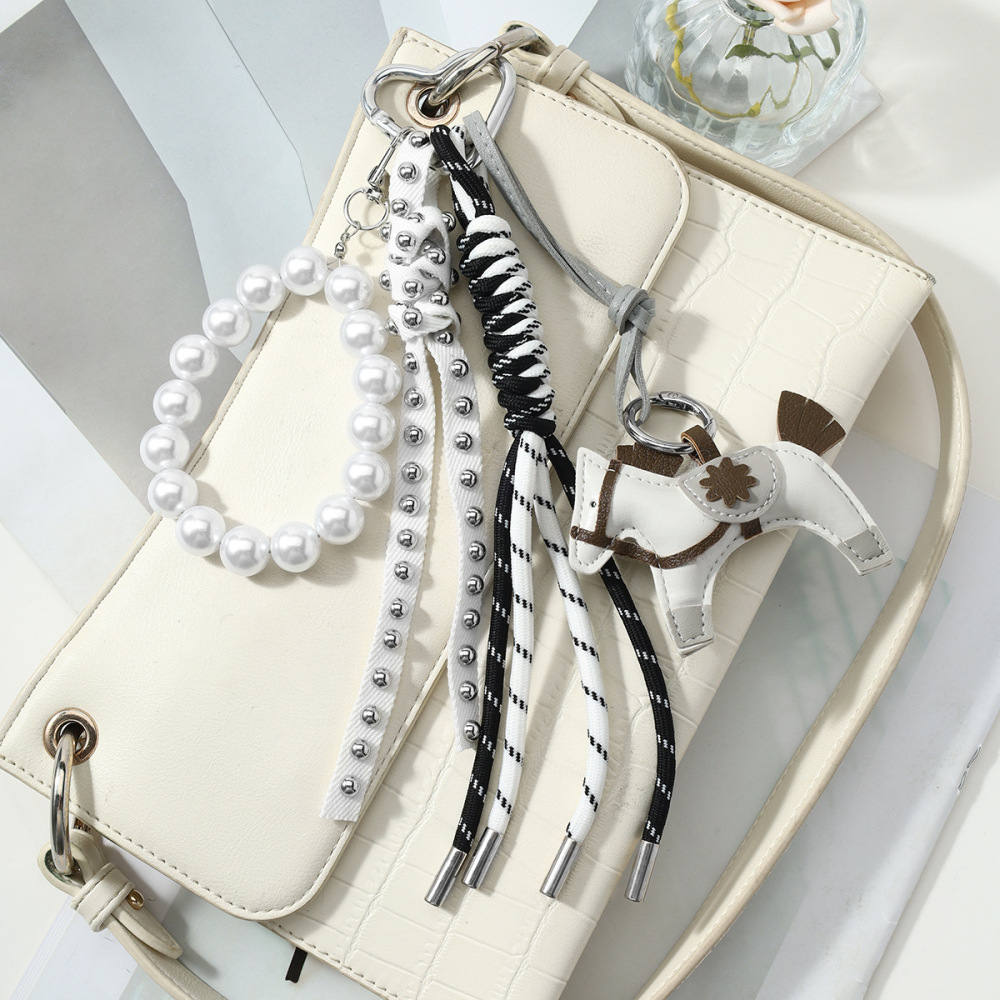 Simple Series Daily Animal Bow Knot Beads Alloy Bag Charms h5Picture4