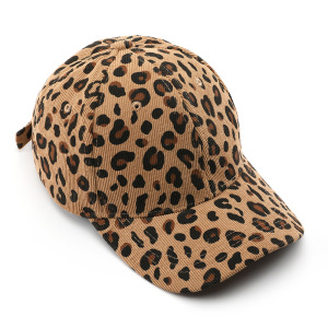 Simple Series Retro-Baseballkappe Aus Cord Mit Leopardenmuster, Unisex h5 Bild4