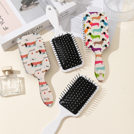 Simple Series Cute Mixed Color Dachshund Plastic Combs 2