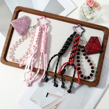 Simple Series Daily Solid Color Beads Star Alloy Bag Charms 2