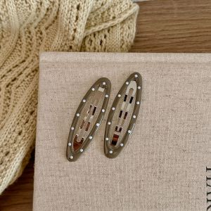 Simple Series Daily Polka Dots Alloy Hair Clips h5 
