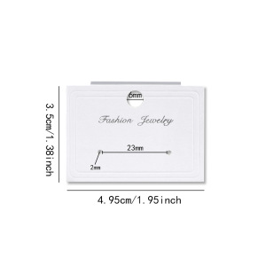 Simple Series Daily Letter Solid Color Paper Jewelry Cards h5 Picture3