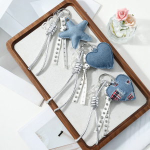 Simple Series Daily Heart Patchwork Star Alloy Bag Charms h5 Picture3