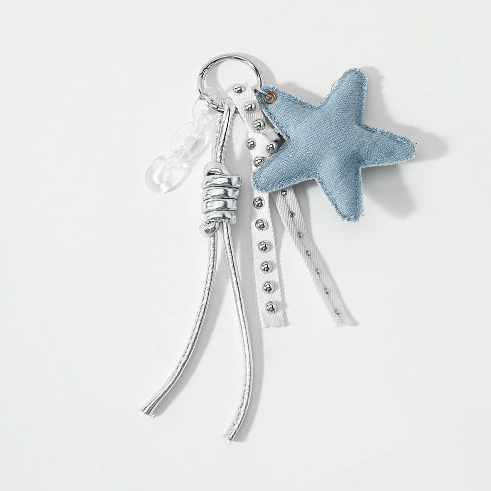 Simple Series Daily Heart Patchwork Star Alloy Bag Charms