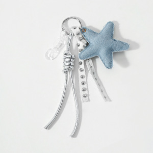 Simple Series Daily Heart Patchwork Star Alloy Bag Charms h5