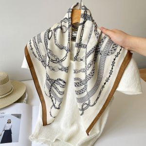 Vintage Flower Stripe Polka Dots Polyester Women's Bandana h5 