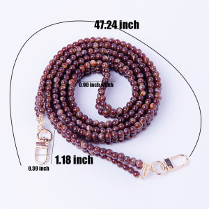 Simple Series Daily Solid Color Beads Acrylic Bag Straps Bag Straps h5 Picture5