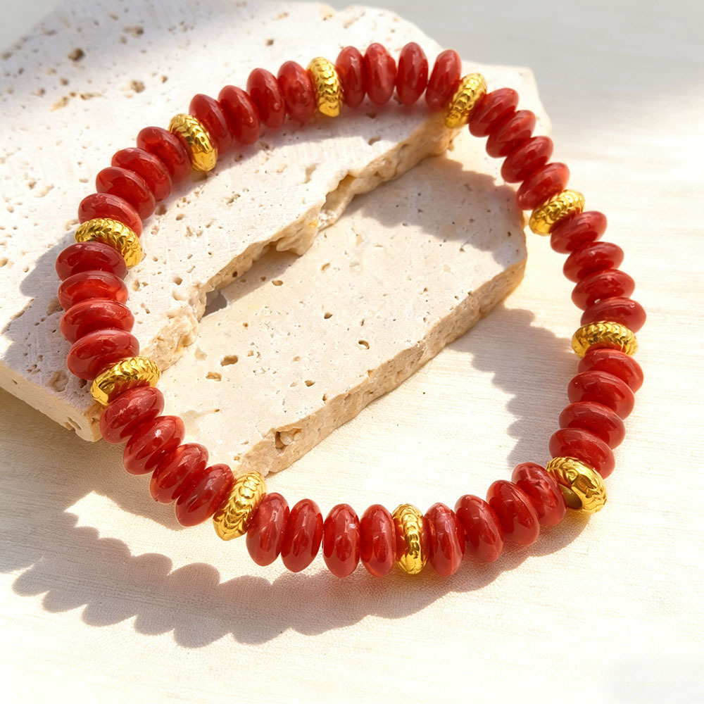 Beads Acrylic & Stainless Steel Women's Beaded Bracelets 