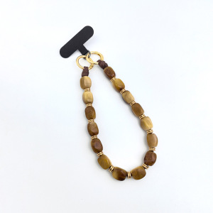 Simple Series Daily Irregular Shape Beads Mixed Color Gradient Color Acrylic Phone Chain Bag Straps h5 Picture4