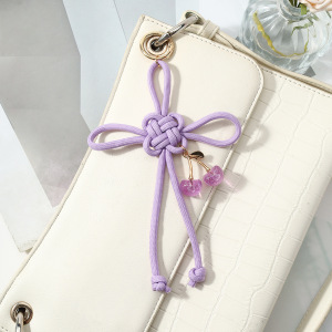 Simple Series Daily Cherry Woven Alloy Bag Charms h5 Picture4