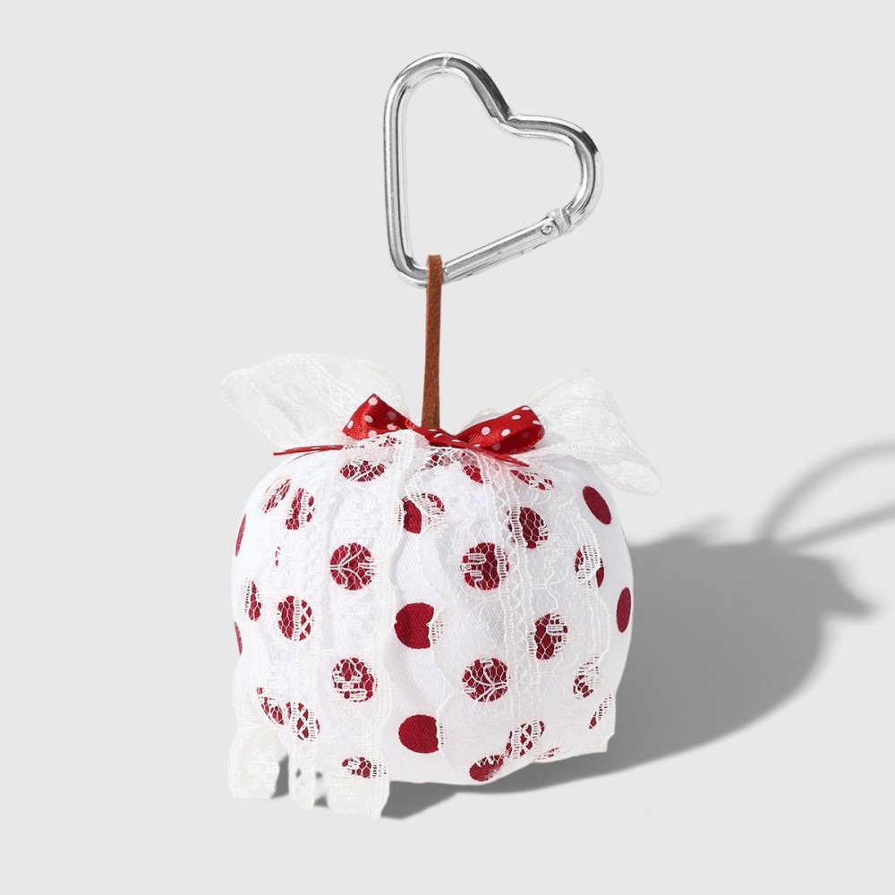 Simple Series Daily Fruit Bow Knot Patchwork Alloy Bag Charms