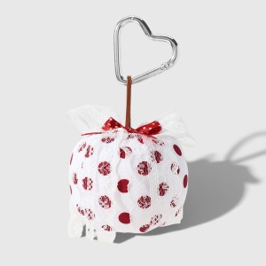 Simple Series Daily Fruit Bow Knot Patchwork Alloy Bag Charms h5