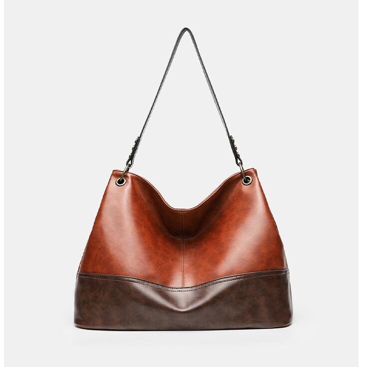 Borsa A Tracolla Quadrata Da Donna In Pu Di Alta Qualità, Stile Casual, Patchwork, Colori Misti.
