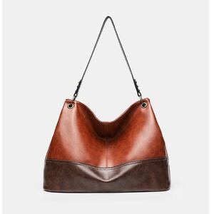 Borsa A Tracolla Quadrata Da Donna In Pu Di Alta Qualità, Stile Casual, Patchwork, Colori Misti. h5
