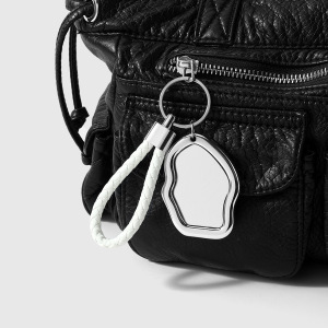 Simple Series Daily Irregular Shape Solid Color Acrylic Keychain h5 Picture3