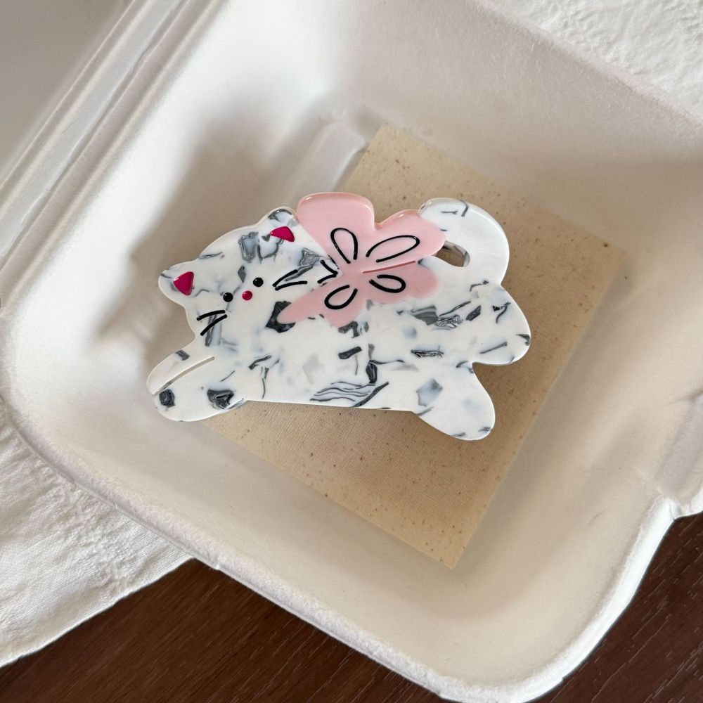 Simple Series Cute Flower Animal Cartoon Acetate Hair Claws