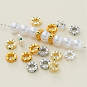 Simple Series Diy Circle Copper Gold Color Spacer Beads h5 Picture3