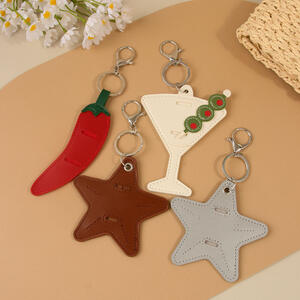 Llaveros De Pu De Calidad Premium De La Serie Simple Daily Star Food h5 Imagen3