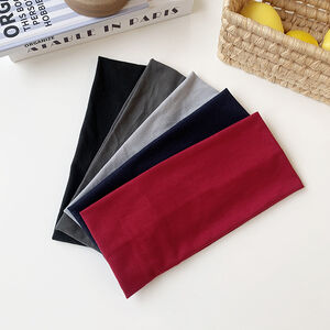 Simple Series Daily Solid Color Polyester Hair Bands h5 Picture6