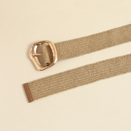 Simple Series Vacation Irregular Shape Solid Color Woven Pp Woven Belt 2