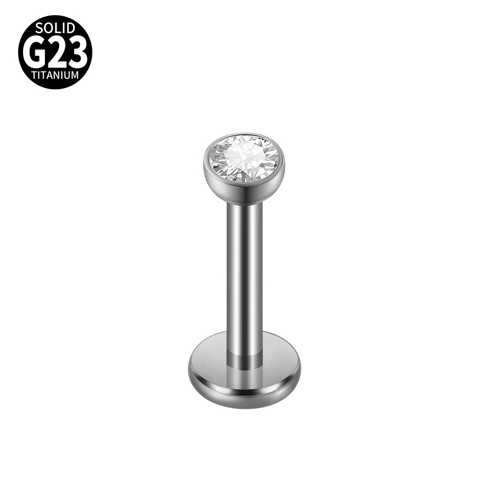 Simple Series Daily Circle Geometric Shape Stainless Steel Waterproof   Gold Color  Women's Piercing Earrings 