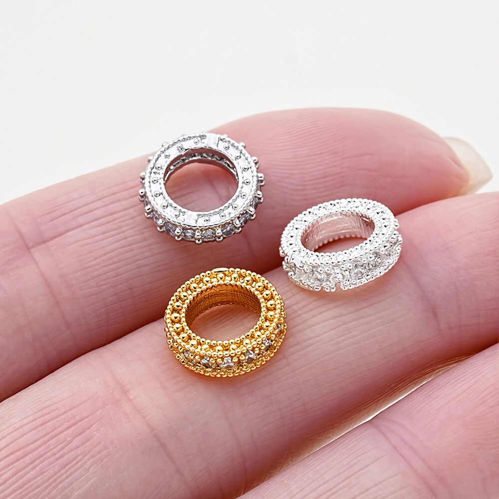 Simple Series Diy Circle Copper Gold Color Spacer Beads h5Picture4