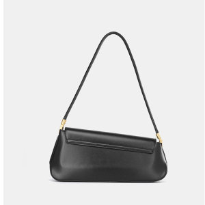 Casual Style Metal Hardware Irregular Shape Solid Color Pu Women's Underarm Shoulder Bags h5 Picture4