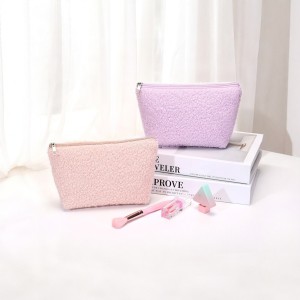 Simple Series Daily Solid Color Polyester Makeup Bags h5 Picture2
