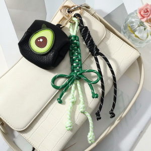 Simple Series Daily Fruit Bow Knot Twist Alloy Bag Charms h5 Picture6
