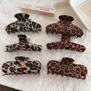 Simple Series Retro Leopard Print Acetate Hair Claws h5 Picture3