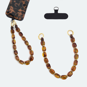 Simple Series Daily Irregular Shape Beads Mixed Color Gradient Color Acrylic Phone Chain Bag Straps h5 Picture3