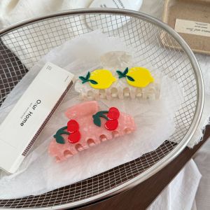 Simple Series Daily Fruit Cherry Acetate Hair Claws h5 Picture4