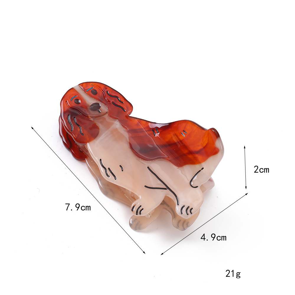 Simple Series Cute Animal Acetate Hair Claws Picture5