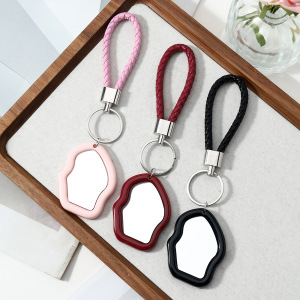 Simple Series Daily Irregular Shape Solid Color Acrylic Keychain h5 Picture5