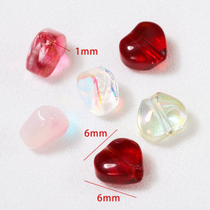 Simple Series Diy Heart Glaze Beads h5 Picture3