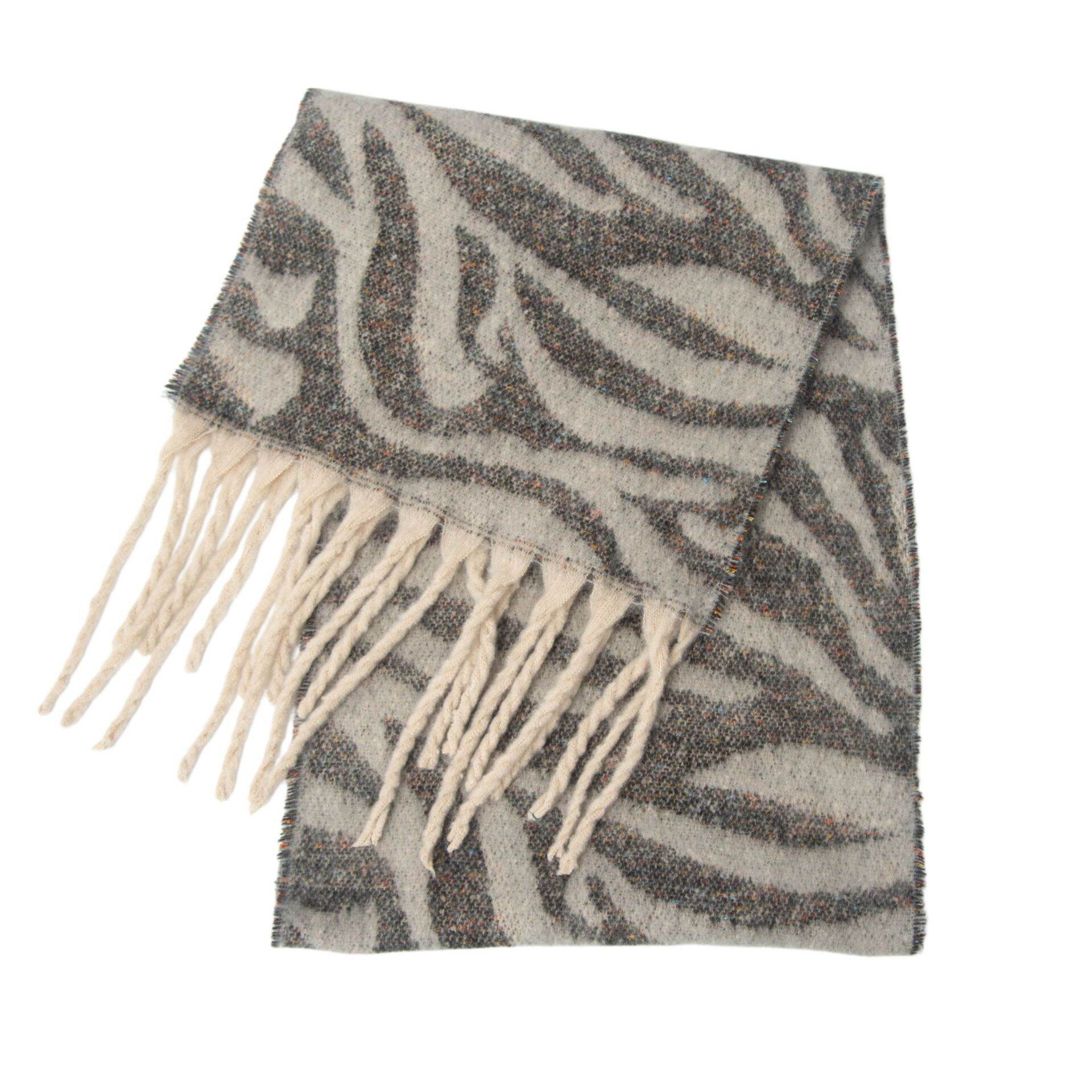 Grigio scuro/185*40cm+Tassel:15cm Immagine4